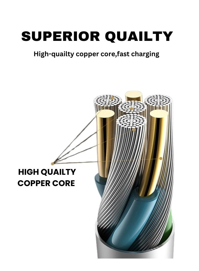 Beauenty 120W 6A Super Fast Charging And Data Transfer Cable - Image 2