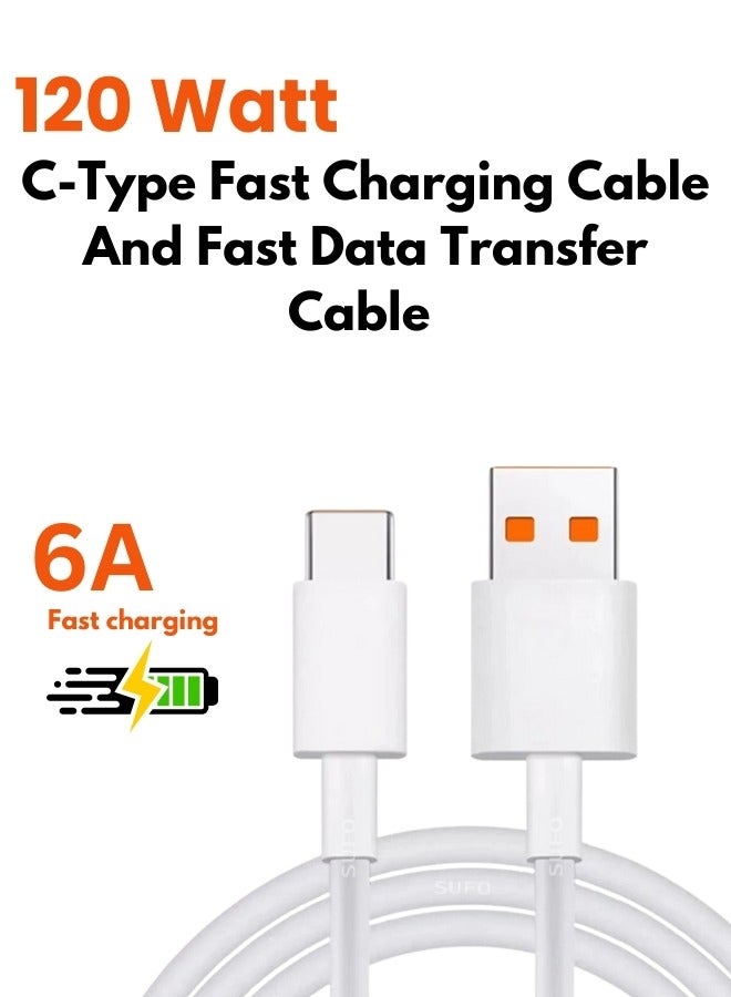 Beauenty 120W 6A Super Fast Charging And Data Transfer Cable - Image 1