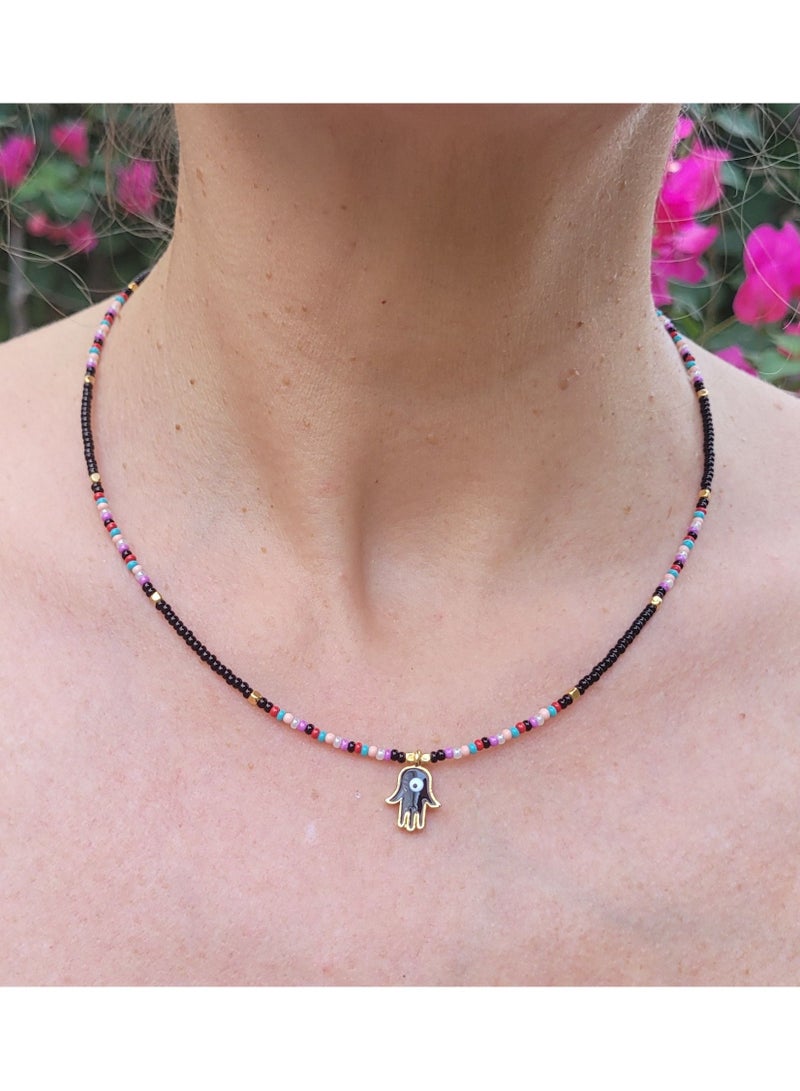 Alwan قلادة مع يد حماة - Image 3