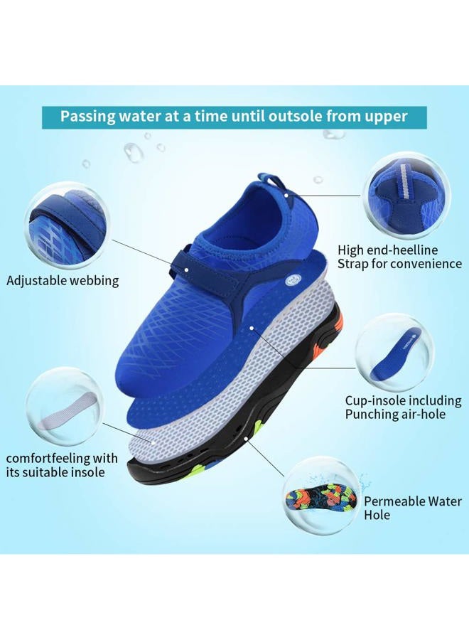 CIOR Boys & Girls Water Shoes Kids Lightweight Comfort Sole Easy Walking Athletic Slip on Aqua Sock(Toddler/Little Kid/Big Kid) U1ELJSX003-Pink-33, 3.pink, 3 Little Kid - Image 2