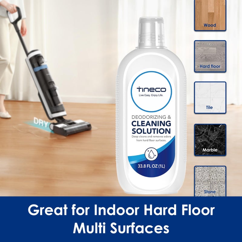 Tineco Floor Cleaning Solution 1L for iFLOOR Series (EXCEPT iFLOOR 5 Steam), FLOOR ONE S3 / S5 / S6 / S7 / S9 Artist Series (EXCEPT S5 Steam / S7 Steam/ S9 Artist Steam) Wet Dry Vacuum (33.8 OZ) - Image 3