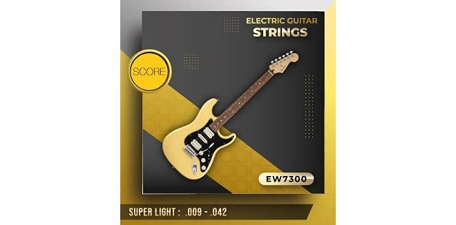SCORE Electric Guitar String Set .009 - .042 EW7300 (EW7300) - Image 1