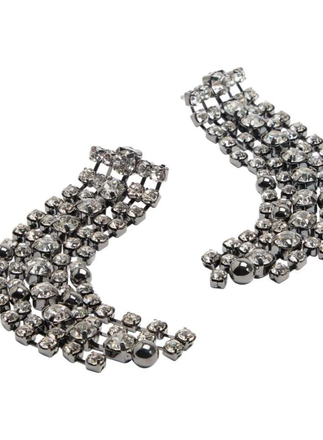 PARFOIS Long Earrings With Crystals