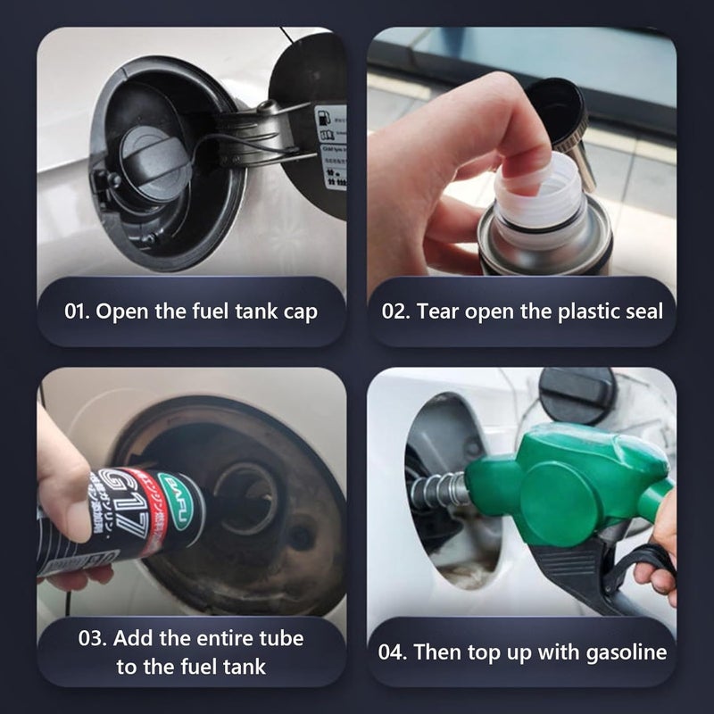 كلاراكو كلاركوا، 6 قطع، مُحسّنة، مُضافة للبنزين، لتنظيف كربون المحرك، تُنظّف الصمامات، ومكونات الحث، وحاقنات الوقود - Image 5