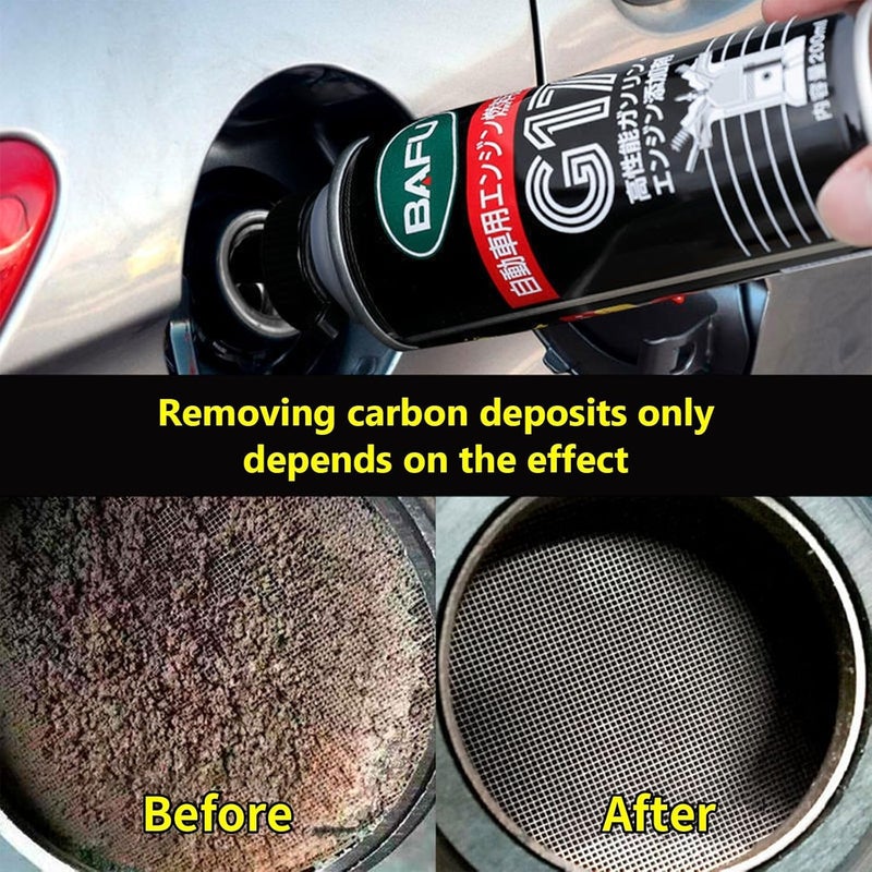 كلاراكو كلاركوا، 6 قطع، مُحسّنة، مُضافة للبنزين، لتنظيف كربون المحرك، تُنظّف الصمامات، ومكونات الحث، وحاقنات الوقود - Image 2