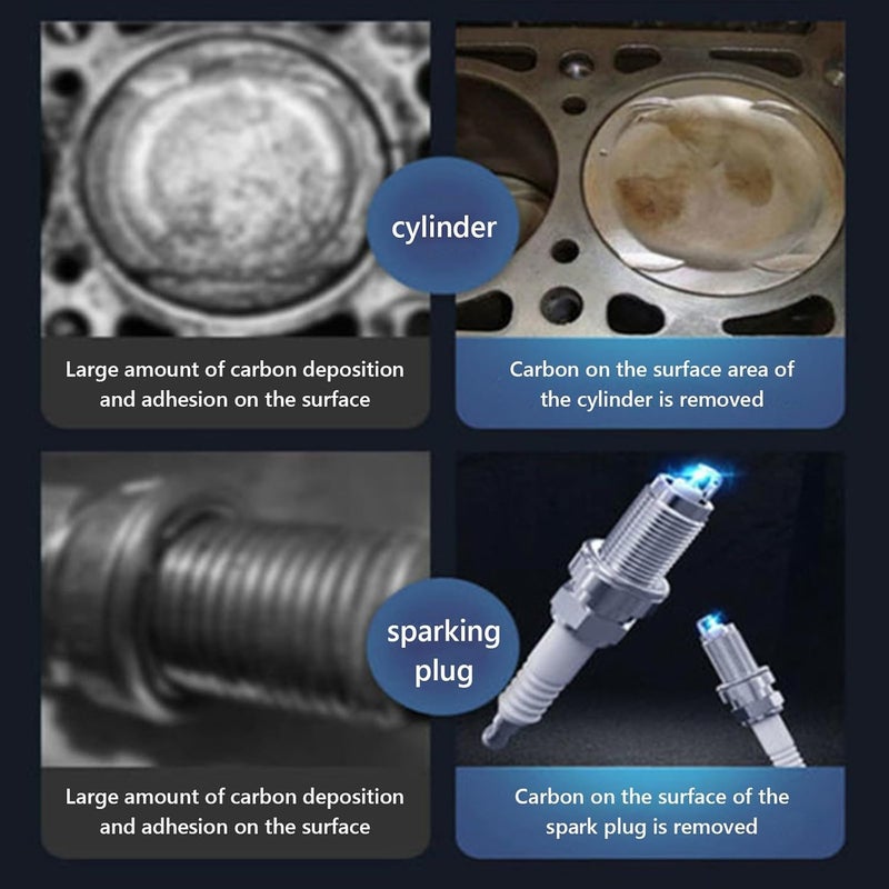 كلاراكو كلاركوا، 6 قطع، مُحسّنة، مُضافة للبنزين، لتنظيف كربون المحرك، تُنظّف الصمامات، ومكونات الحث، وحاقنات الوقود - Image 4
