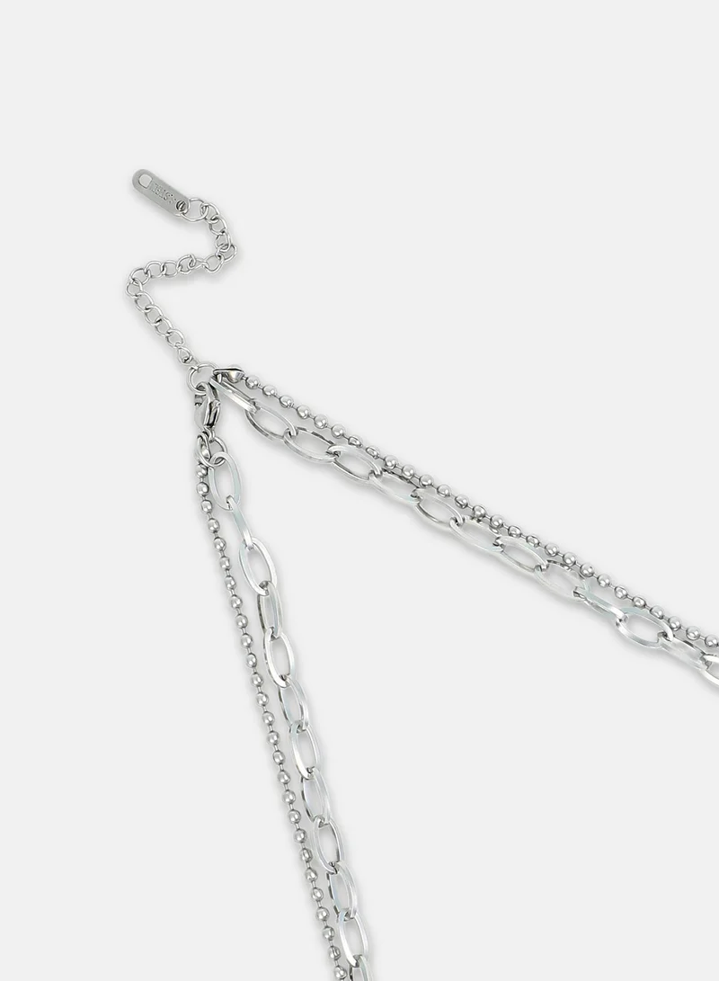 SOHI Vortex Multi-Layer Artificial Necklace Jewellery
