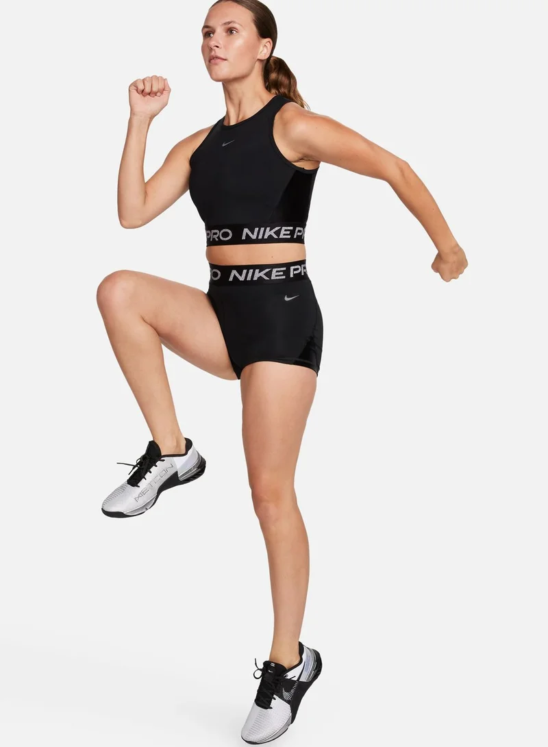 Nike Run High Shine Crop Slim Tank Top