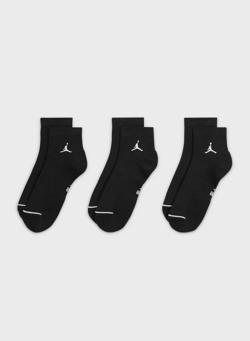 Jordan 3 Pack Jordan Everyday Cushioned Socks