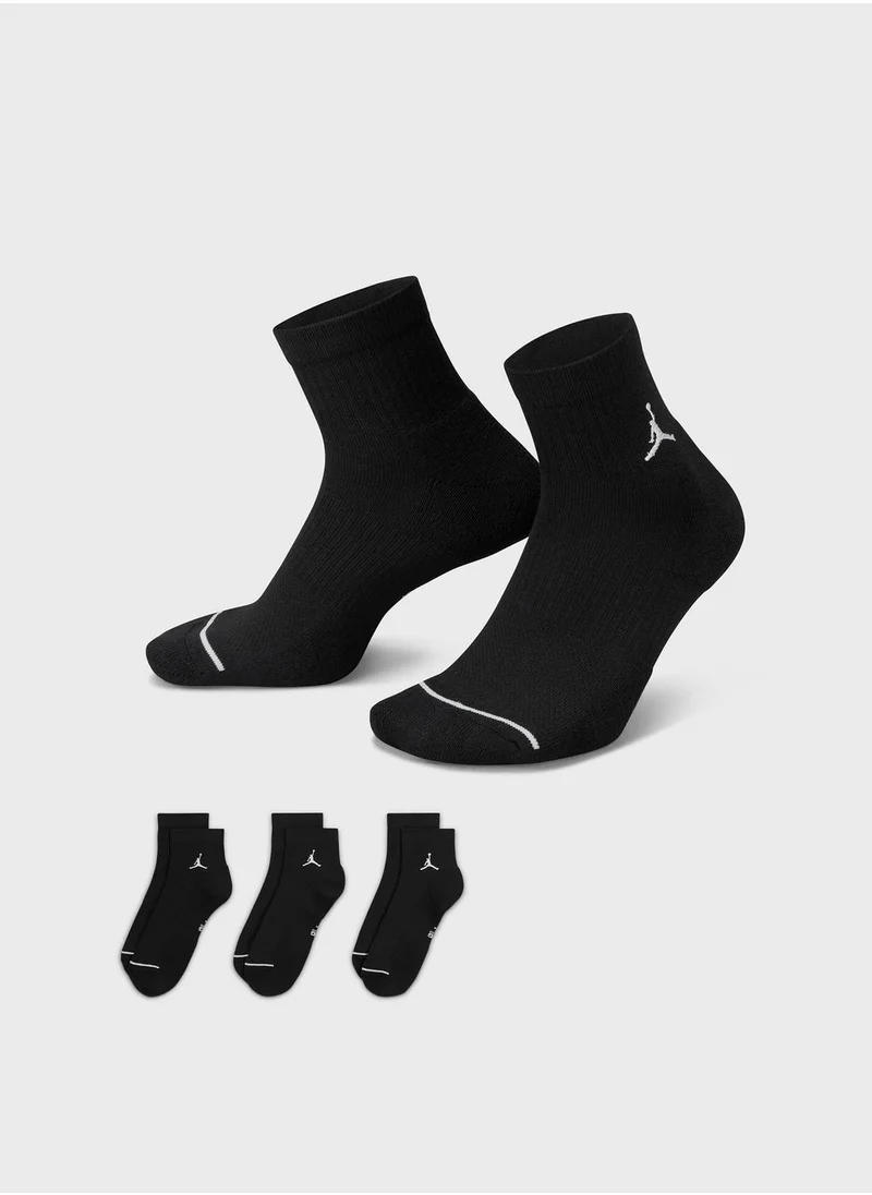 Jordan 3 Pack Jordan Everyday Cushioned Socks