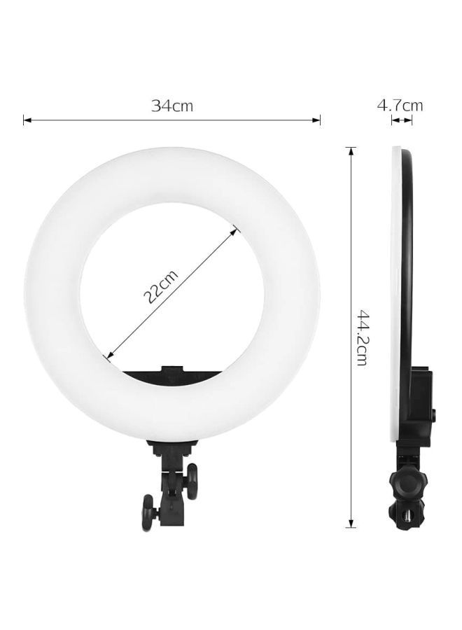 NIBEMINENT LED Photography Ring Light 14inch White/Black  - Image 2