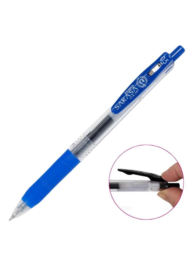 ZEBRA - GEL INK ROLLERBALL CLIP  BLUE 0.5 - Image 1