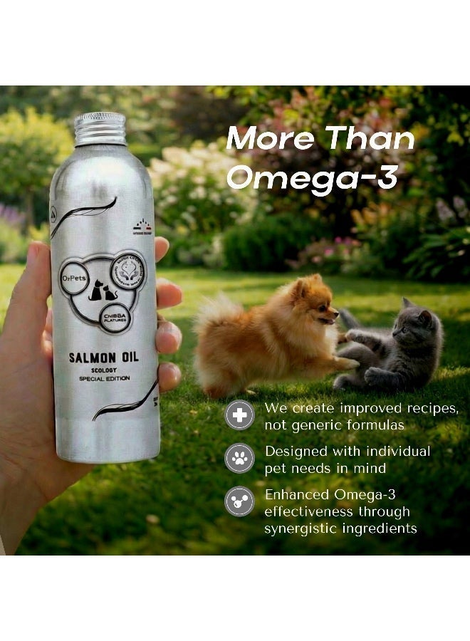 O2pets O2 PETS Omega PLATINUM Cat and Dog Wild Caught Norwegian Salmon Oil Supplement – Omega 3 for Digestion, Oral Care and Immunity - Image 5