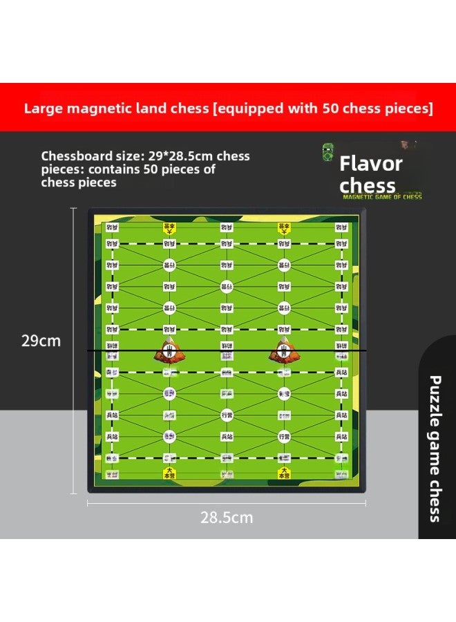 Flying Chess Magnetic Foldable Portable Educational Toys For Primary School Children Parent-Child Magnetic Chess