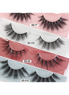 MAGEFY 20 Pairs Eyelashes, 4 Style Faux Mink Lashes Pack, Natural Look to Dramatic Long False Eyelashes, 16mm-20mm Handmade Reusable Soft Fake Eyelashes with Glitter Portable Boxes  - Image 5