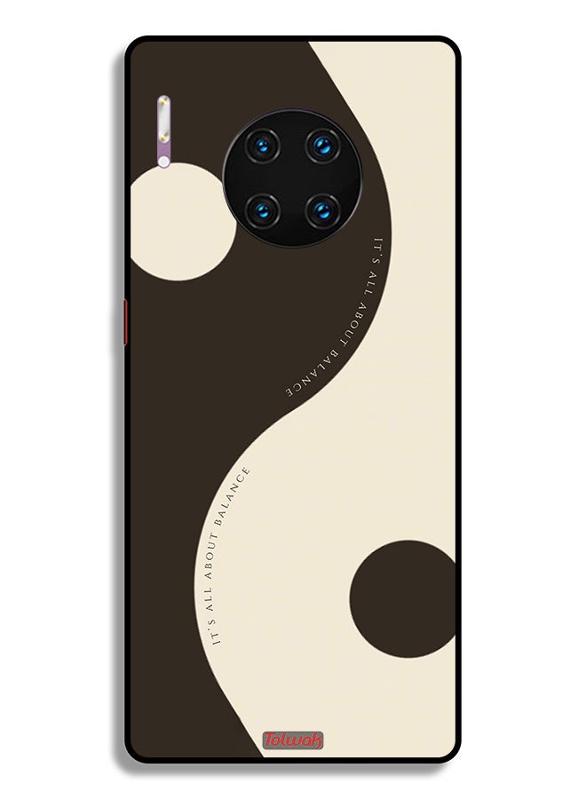 Tolwak Huawei Mate 30 Pro 5G Protective Case Cover Its All About Balance - Image 2