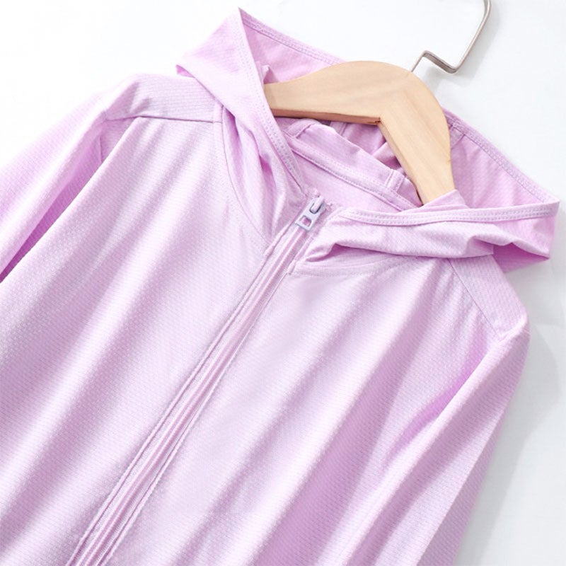 Upf50 Kidsren'S Sun Protection Clothing Boys And Girls Anti-Uv Baby Breathable Thin Top Summer Ice Silk Jacket - Image 1