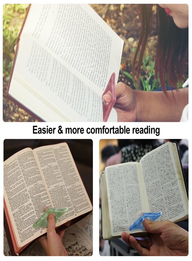 3 قطع حامل صفحات للكتب للإبهام، حامل لفتح الكتب بالإبهام، هدايا لمحبي الكتب والقراء والمعلمات - Image 5