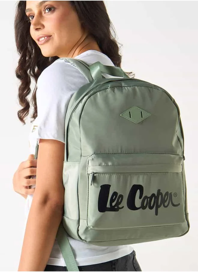 لي كوبر Lee Cooper Print Backpack with Adjustable Shoulder Straps