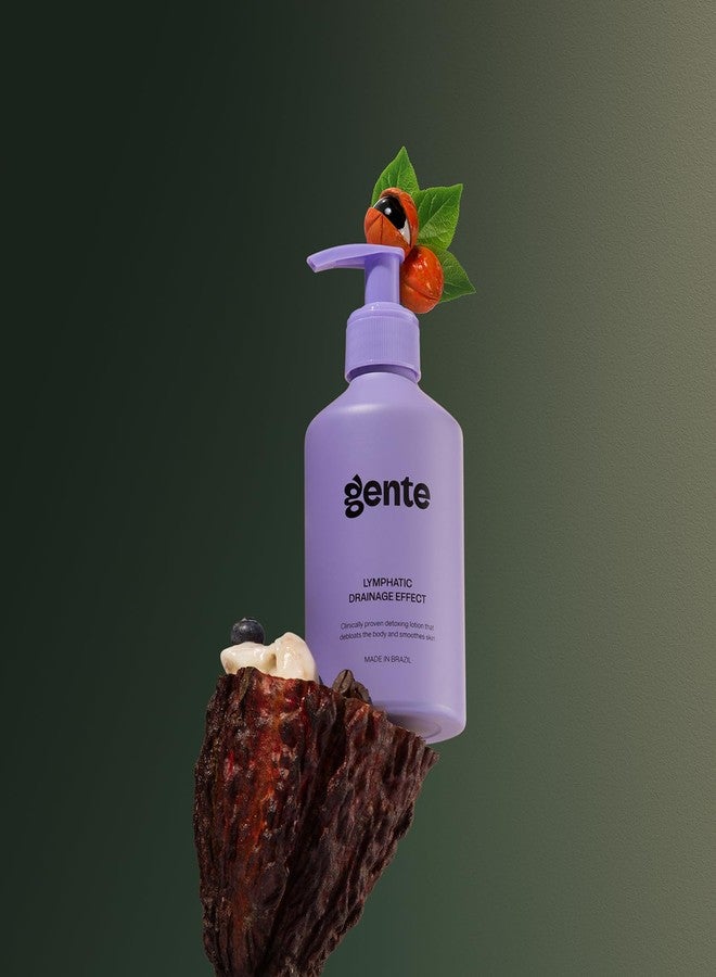 Gente Beauty Lymphatic Drainage Lotion - Detox, Slimming & Tightening - Reduces Measurements, Softens Skin - Vegan Formula with Guarana & Acai - 6.7 FL OZ - Image 5
