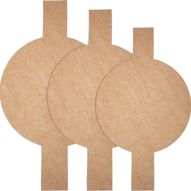 Maitys 120 Pieces Precut Circle Cake Pan Liners Round Parchment Paper Non-stick Parchment Paper with Lift Tabs for Baking (Brown) - Image 1