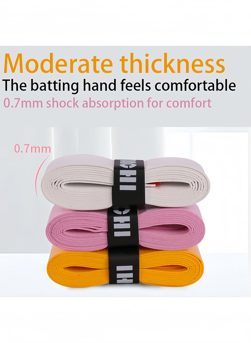 Overgrip Tape for Badminton, Tennis, Padel & Squash, 6-Pack, Absorbent Anti-Slip - Image 2