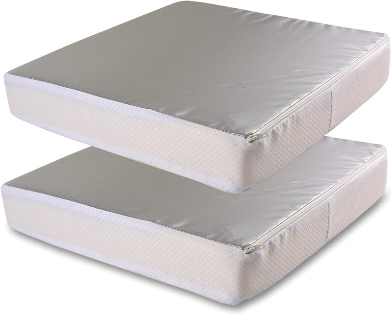 Safoner Waterproof RV Vent Insulator and Skylight Cover with Reflective Surface, 14x14 Inch (2 Pack) - Image 1