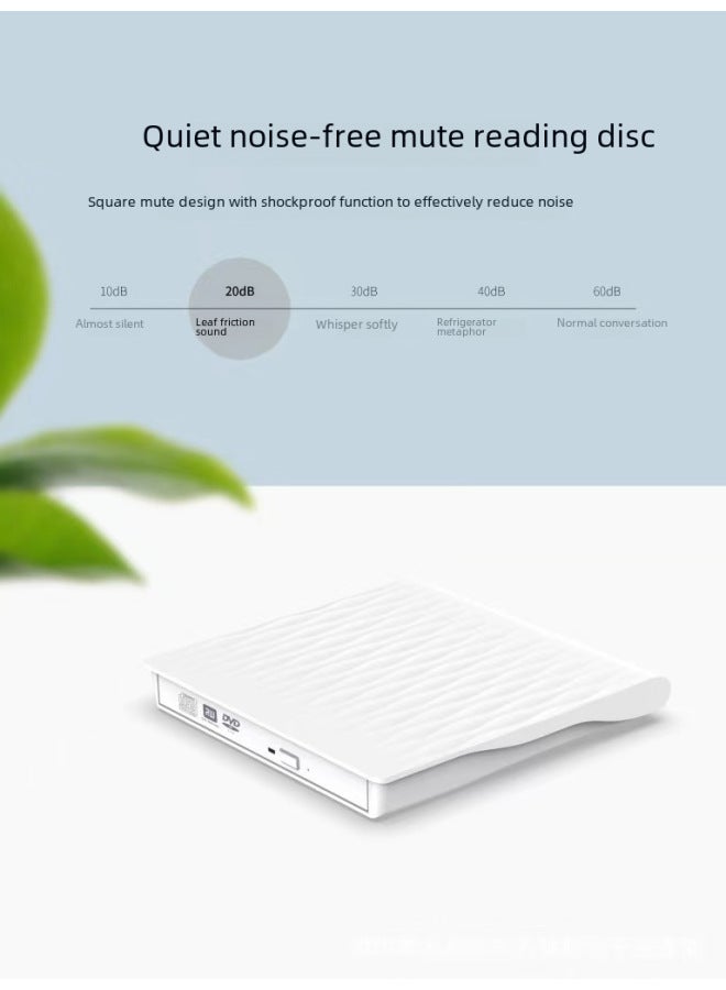 Model Private Touch Tree Bark Usb External Dvd Recorder Brand Original Direct Sale Large Inventory Hot Sale-Color:White - Image 3