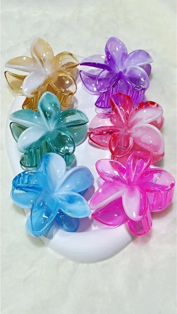 دي زي سي كوزنلر أفم Dzc Cousins ​​Avm Women's Large Size 6-Piece (8cm) Colorful Lotus Buckle Set