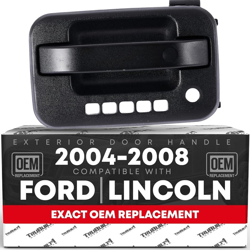 T1A Exterior Front Driver Side Door Handle for 2004-2014 Ford F150, LOBO, and 2006-2008 Lincoln Mark LT - Image 1