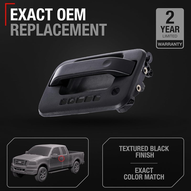 T1A Exterior Front Driver Side Door Handle for 2004-2014 Ford F150, LOBO, and 2006-2008 Lincoln Mark LT - Image 2