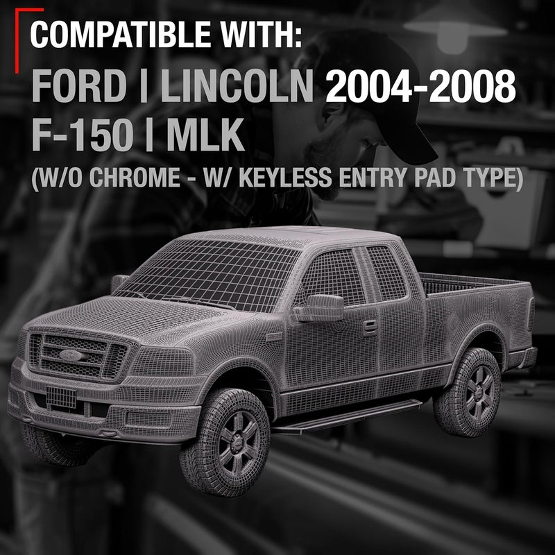 T1A Exterior Front Driver Side Door Handle for 2004-2014 Ford F150, LOBO, and 2006-2008 Lincoln Mark LT - Image 4