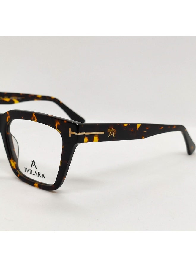 IVILARA TF5757_C2 High-End Acetate Women Eyeglasses (Brown) - Image 4