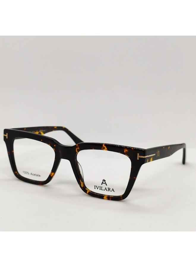 IVILARA TF5757_C2 High-End Acetate Women Eyeglasses (Brown) - Image 2