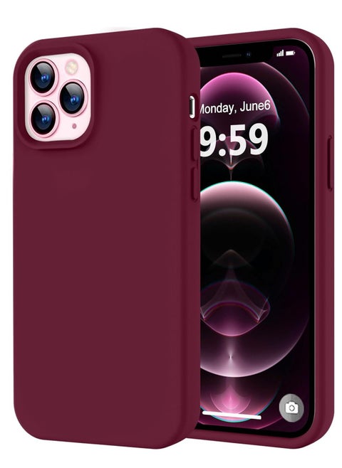iPhone 12 Pro Max Case Liquid Silicone Anti Scratch Anti Fingerprint Soft Silky Touch Shockproof Protective Cover for Apple iPhone 12 Pro Max