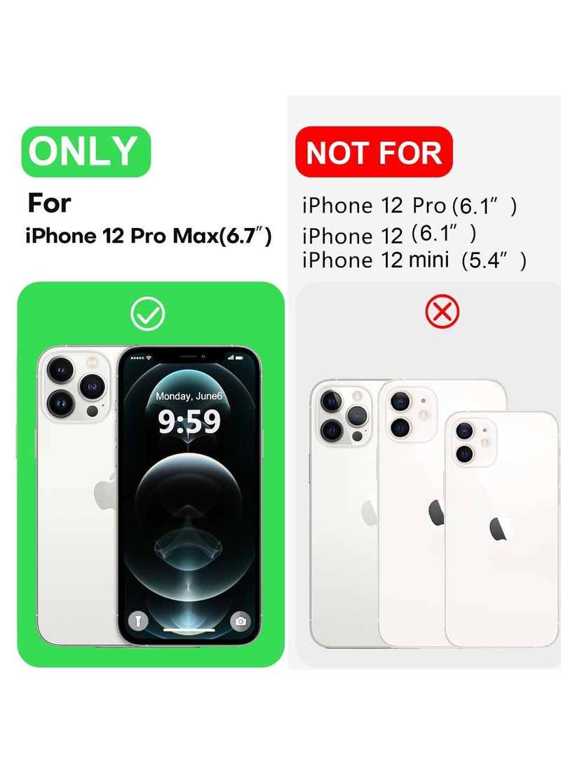 iPhone 12 Pro Max Case Liquid Silicone Anti Scratch Anti Fingerprint Soft Silky Touch Shockproof Protective Cover for Apple iPhone 12 Pro Max