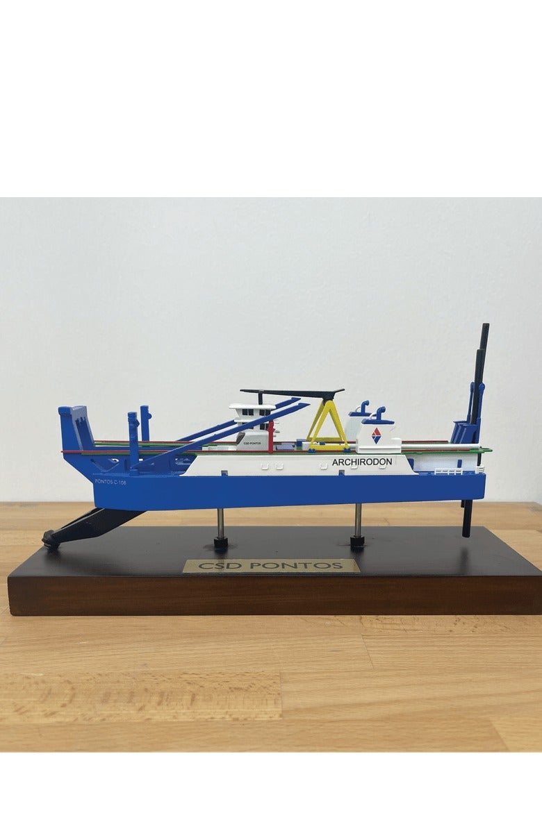 نموذج سفينة مطبوع ثلاثي الأبعاد