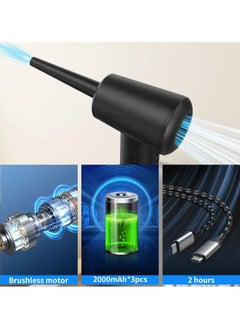 General 6000mAh Rechargeable Keyboard Compressed Air Dust Collector 3 Gears 53000 RPM Keyboard Cleaner Dust Collector Electric Air Dust Collector  - Image 5
