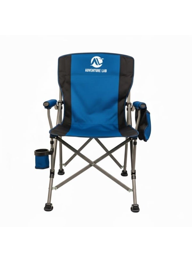 Adventure Lab Oversized Folding Camping Chair | Heavy Duty Foldable Camp Chair with Cup Holder & Storage Bag | Portable Outdoor Beach & Picnic Folding Chair | Compact, Comfortable & Durable - Image 1