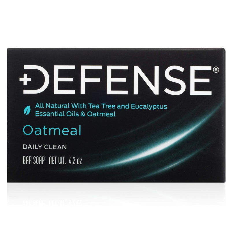 Defense Soap All Natural Oatmeal Bar Soap for Men | Made by Wrestlers with Tea Tree Oil & Eucalyptus Oil to Promote Healthy Skin - Image 1