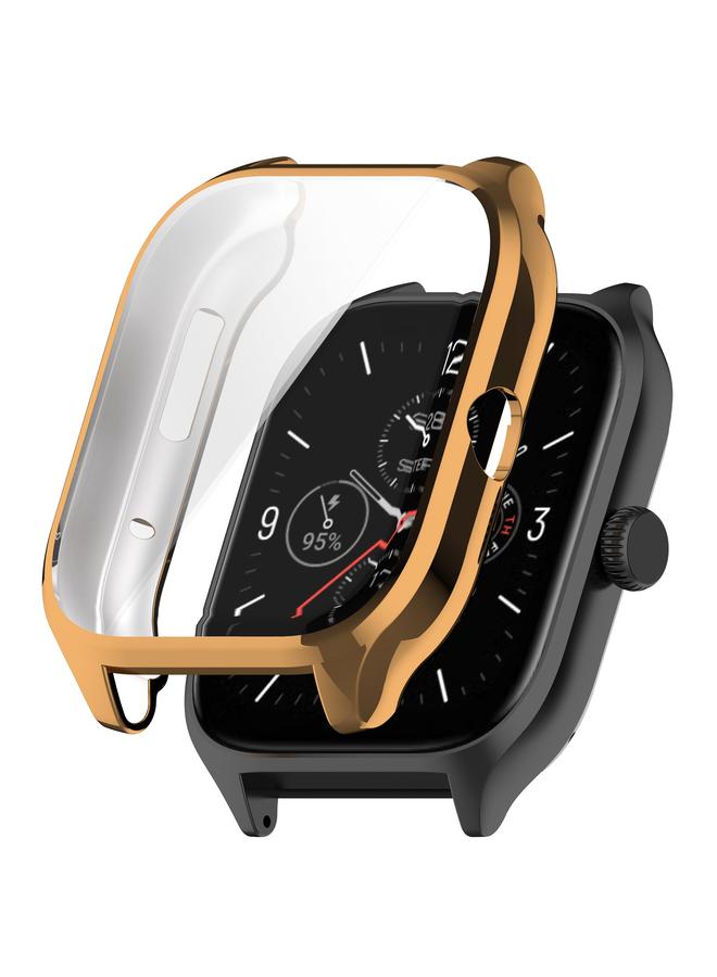 erorex For Amazfit Gts 4 Tpu Full-Enclosed Watch Case(Rose Gold) - Image 1