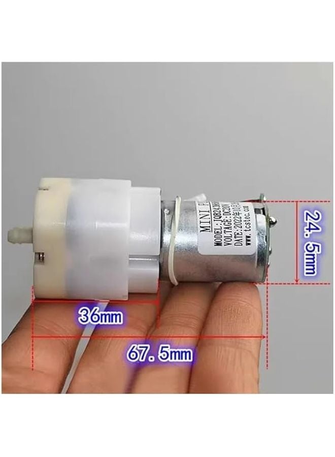 JQB2438 32mm 370 Electronic Starter Diaphragm Air Pump DC 12V 24V Large Flow Vacuum Pump - Image 3