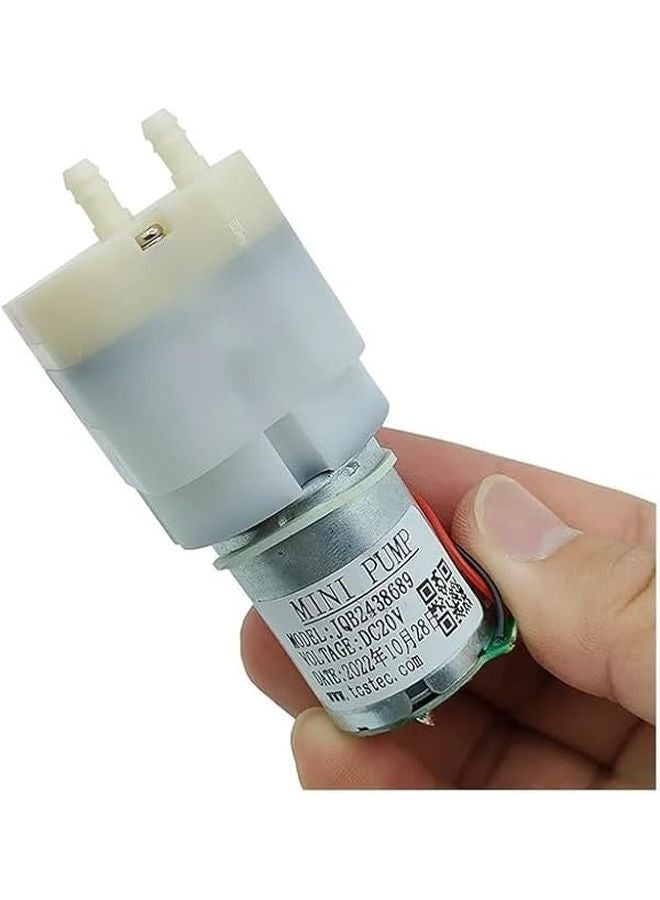 JQB2438 32mm 370 Electronic Starter Diaphragm Air Pump DC 12V 24V Large Flow Vacuum Pump - Image 2