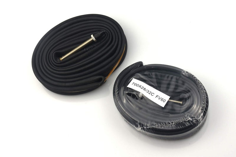 FANSPRO 2 Pack 700 x 28-32c Road Bike Inner Tubes, 60mm Presta Valve Premium Quality Butyl Inner Tube with 2 Tire Levers - Image 4