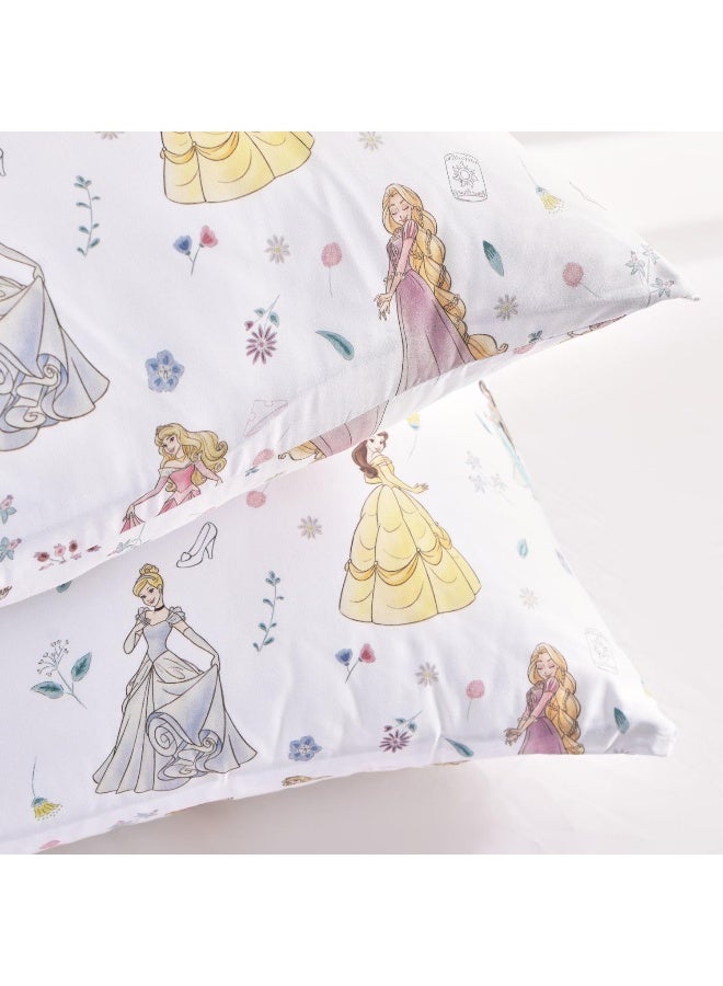 Pan Home Princess 2 Piece Pillowcase 50x75cm -Multi - Image 3