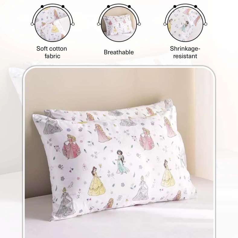 Pan Home طقم أغطية وسائد للأميرات للفتيات - متعدد الألوان - Image 4