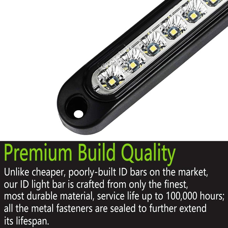 KEING 2 Pack 10" LED Trailer Identification Lights - Image 2