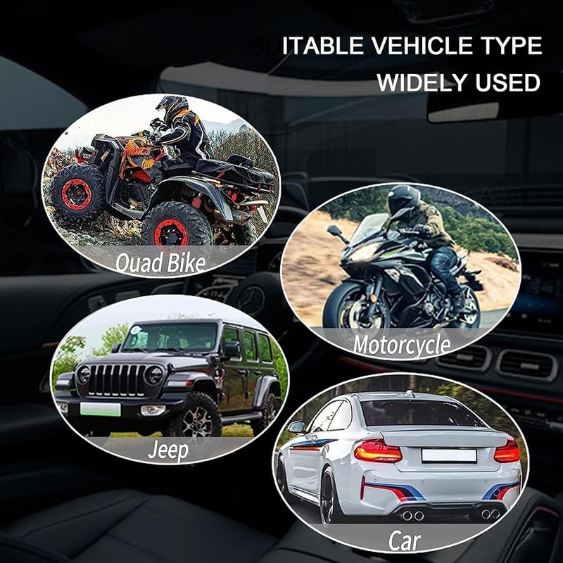 صافرة توربو صوت الألومنيوم العالمية معزز عادم كاتم الصوت إكسسوار تنسيق السيارات باللون الأسود - Image 5