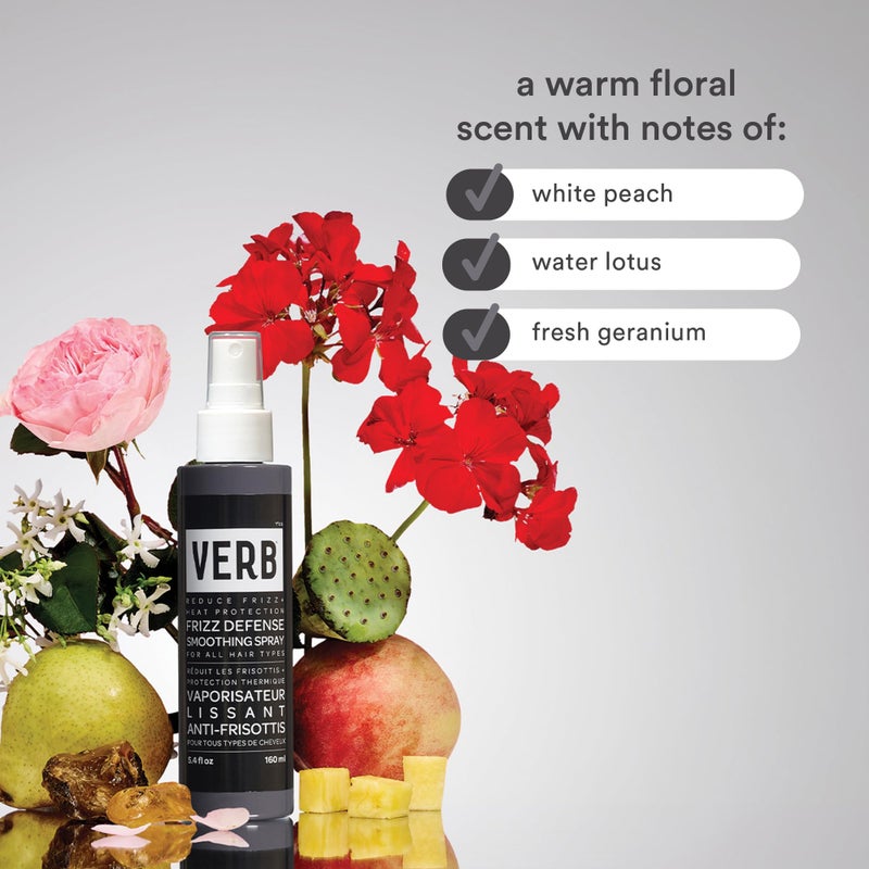 VERB Frizz Defense Smoothing Spray, 5.4 fl oz â€“ Anti-Frizz Shield + Heat Protection for Sleek Blowouts â€“ No Parabens, Gluten, or Harmful Sulfates â€“ All Hair Types - Image 5