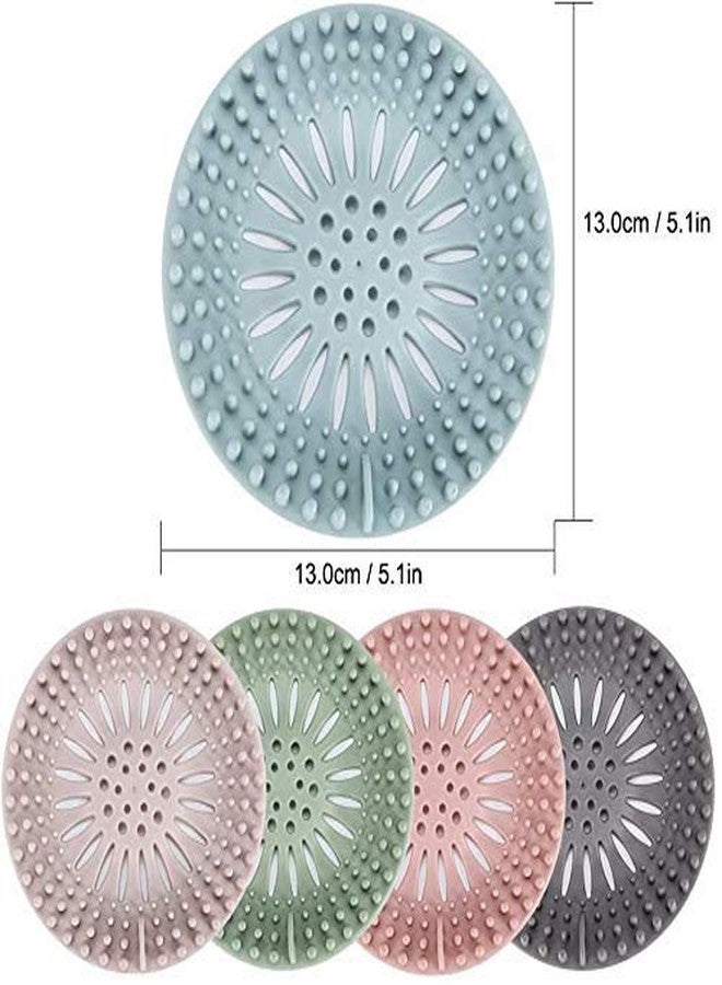 Eletree Shower Drain Covers | Durable Silicone Hair Catcher & Stopper for Bathroom, Bathtub & Sink Drains | Blocks Hair & Debris, Prevents Clogs, Easy to Clean (Pack of 2) - Image 2